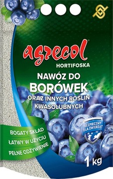 NAWÓZ DO BORÓWKI WYSOKIEJ ROŚLIN KWASOLUBNYCH 1 KG