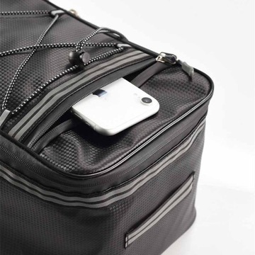 TORBA NA BAGAŻNIK ROWEROWY 15L - TORBA SAKWA ROWEROWA NA BAGAŻNIK ROWER