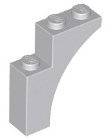 LEGO 13965 łuk arch 1x3x3 j.szary 2szt.