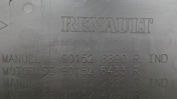 RENAULT ESPACE 5 V 14- CLONA (KRYT) KRYT KRYTU KUFRU