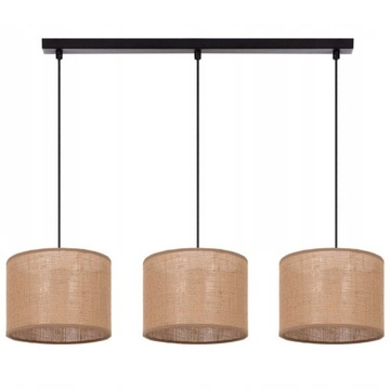 SKANDYNAWSKA LAMPA SUFITOWA WISZĄCA JUTA BOHO