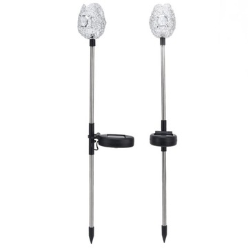2 szt. Ogrodowe światła słoneczne LED RGB Szybkie