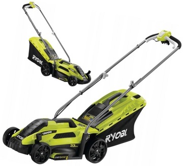 RYOBI KOSIARKA ELEKTRYCZNA 33cm TRAWY KOSA KOSZ 35L RYOBI RLM13E33S 1300W