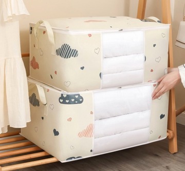 Чехол для большого контейнера для постельных принадлежностей, сумка для одежды, органайзер, одеяло XL на молнии