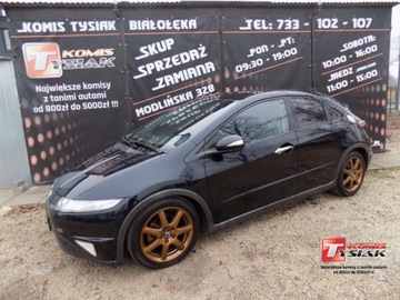 Honda Civic VIII Hatchback 3d 2.2 i-CTDi 140KM 2008 Honda Civic BIALOLEKA 2.2 Diesel i-CTDi (140 KM) 2008 r prod. KOMIS TYS