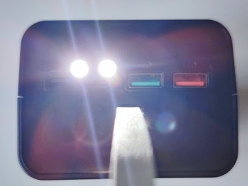 Powerbank TechPower 235 Втч 75 600 мАч PD QC Qi LCD LED 25 Вт