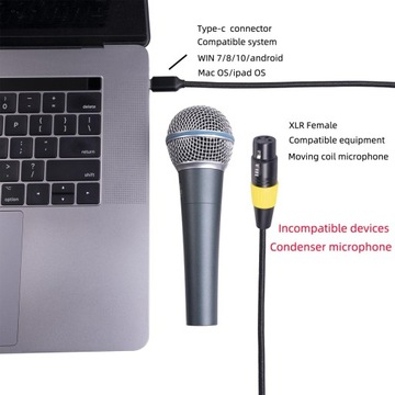 Универсальный микрофонный кабель XLR «мама» — USB