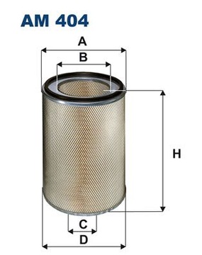 2× FILTRON FILTR VZDUCHU