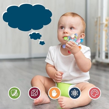 СЕНСОРНЫЕ ШАРИКИ, ИГРУШКИ, ОБРАЗОВАТЕЛЬНЫЕ ШАРЫ, ПРОРЕЗЫВЧИК 0–12 МЕСЯЦЕВ, ПОДАРОК