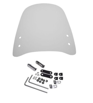 УНИВЕРСАЛЬНОЕ СТЕКЛО, ОБТЕКАТЕЛЬ, СКУТЕР, МОТОЦИКЛ, КРЕПЛЕНИЯ, КОМПЛЕКТ ROMET JUNAK