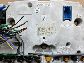 MERCEDES W638 2.3 TD PŘÍSTROJOVÁ DESKA BUDÍKY MB0005429601