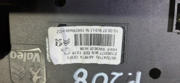 PANEL KLIMATIZACE DEKORACE PEUGEOT 208 96722474XU