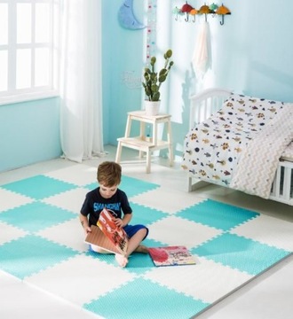 БОЛЬШОЙ ПЕННЫЙ ПАЗЛ КОВРИК 62х62СМ 4 ШТ.