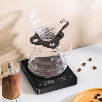 Wysoka Precyzja Cyfrowa Waga do Kawy z Timerem