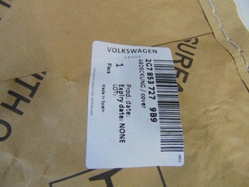 LIŠTA NÁRAZNÍKU LEVÝ PŘEDNÍ VW TAIGO 2G7853727 PDC