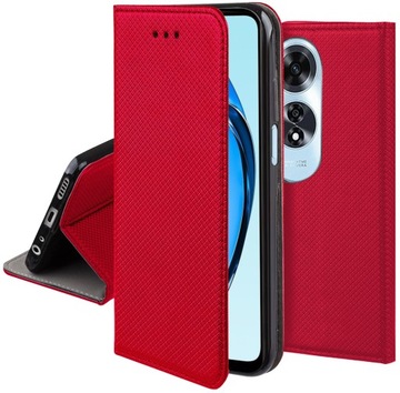 Etui do Oppo A60 4G I ZAMYKANE NA BOK SMART MAGNET CASE PORTFEL + SZKŁO 9H