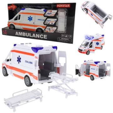 Интерактивная скорая помощь Скорая помощь Складные носилки ГАЗ ДВИЖЕНИЯ ЗВУКИ