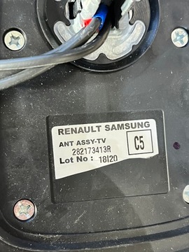 63 RENAULT KOLEOS II ANTÉNA STŘEŠNÍ GPS PLOUTEV ŽRALOK 282173413R