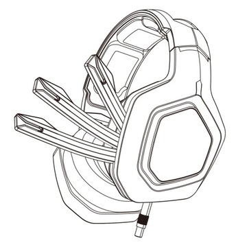 COBRA QSHXB100 Черные и зеленые наушники