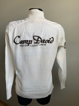 Camp David sweter biały męski super S