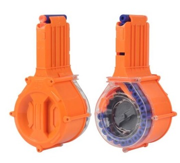 MAGAZYNEK BĘBENKOWY NA 25 STRZAŁEK DO NERF