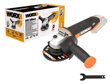 Szlifierka kątowa akumulatorowa WORX WX803.9 20V