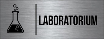 TABLICZKA Laboratorium Piktogram Aluminium