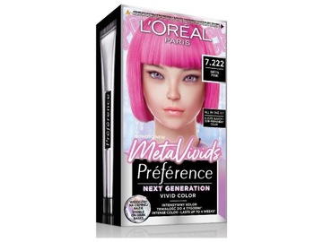 LOREAL PREFERENCE Metavivids Farba do włosów 7.222 PINK