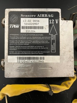 SENSOR MODUŁ PODUSZEK AIRBAG IVECO DAILY 504020907
