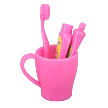 Zestaw łazienkowy do domku dla lalek Wanna