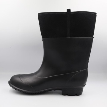 KALOSZE MĘSKIE PCV FILCOWE GUMIAKI GUMOFILCE BUTY GUMOWE Z FILCEM 43
