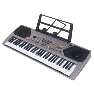 KEYBOARD KLAWISZE ORGANY Z MIKROFONEM DLA DZIECI USB MP3 RADIO NA PREZENT