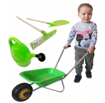 тачка, грабли, лопатка детская, большая тачка