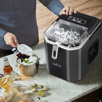 New Ice maker capacity 1.2 liters 12 kg/24 hours self-cleaning function