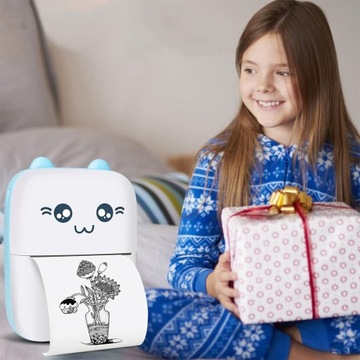 МИНИ-ТЕРМОПРИНТЕР DRUKUŚ ПОРТАТИВНЫЙ БЕСПРОВОДНОЙ BLUETOOTH + 21 РОЛИК