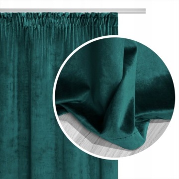 ZASŁONY ZACIEMNIAJĄCE WELUROWE NA ŻABKI TAŚMIE