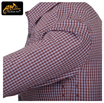 МУЖСКАЯ РУБАШКА СКРЫТОГО ПОКРЫТИЯ В КЛЕТИКУ HELIKON ДЫШАЩАЯ ТУМАННАЯ СЕРАЯ L