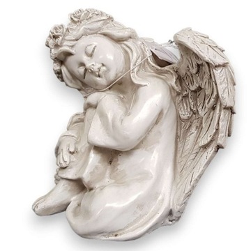 FIGURKA DO DEKORACJI GROBU NA POMNIK DO ZNICZA ANIOŁ FIGURKA 11 CM