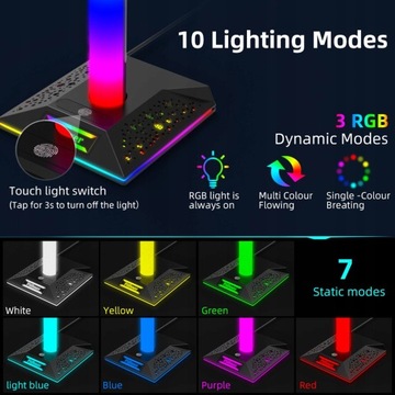 Подставка для наушников RGB Сенсорное управление
