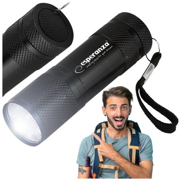 LATARKA MINI LED KIESZONKOWA ALUMINIOWA MAŁA MOCNA