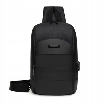 SASZETKA TORBA NA RAMIĘ MĘSKA NERKA PLECAK BOX USB