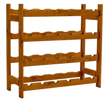 ДЕРЕВЯННАЯ ПОЛКА ДЛЯ ВИНА НА 24 БУТЫЛКИ