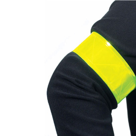 SAMOZACISKOWA OPASKA ODBLASKOWA OSTRZEGAWCZA ROWER