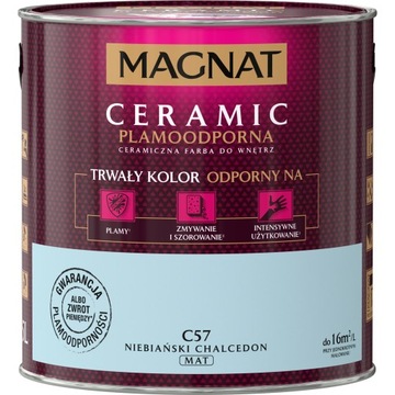 Farba MAGNAT CERAMIC C57 Niebiański Chalcedon 2,5L