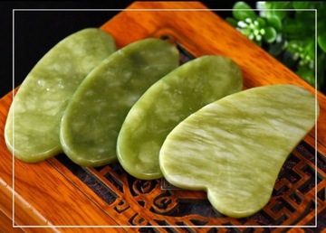 МАССАЖНАЯ ПЛИТА ДЛЯ ЛИЦА ЖАДЕИТ ГУА ША УХОД ЗА КОЖЕЙ