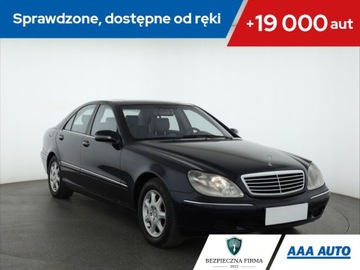 Mercedes Klasa S W220 Sedan 4.3 V8 (430) 279KM 2001 Mercedes S S 430 , Automat, Klima, Klimatronic