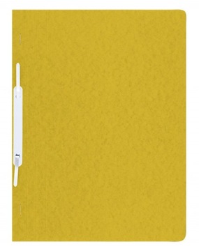Skoroszyt preszpan A4 twardy 390gsm żółty 10szt