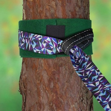ZESTAW DO CHODZENIA PO LINIE SLACKLINE DO ZAWIESZENIA NA DRZEWIE DO OGRODU