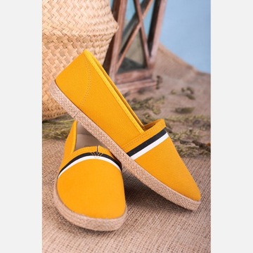 ESPADRYLE PÓŁBUTY SLIP ON WSUWANE BALERINKI r 39