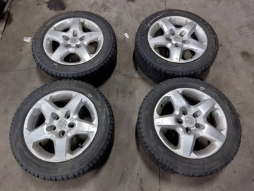 KOLA KOMPLET RÁFKY PNEUMATIKY ZIMNÍ 5X110 6,5JX16 205/55R16 OPEL VECTRA C